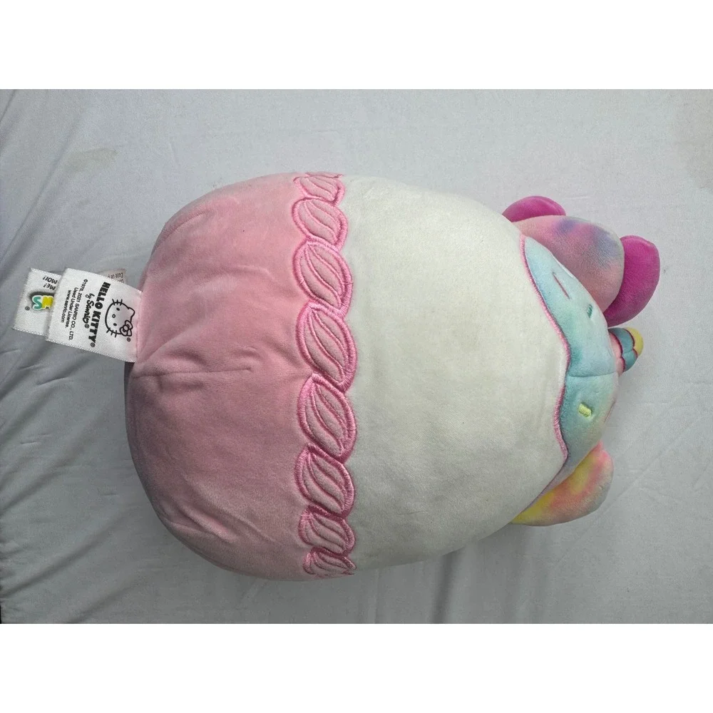 Squishmallows Hello Kitty Cupcake Unicorn Plush 7 Inch Sanrio Kellytoy Pink
